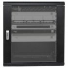 Шкаф настенный EKF 19 TERACOM PRO 12U 600х450 мм дверь стеклянная с замком-ручкой черный изображение 14