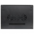 Шкаф настенный EKF 19 TERACOM PRO 12U 600х450 мм дверь стеклянная с замком-ручкой черный изображение 13