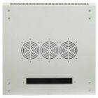 Шкаф настенный EKF 19 TERACOM PRO 12U 600х450 мм дверь стеклянная с замком-ручкой серый изображение 5