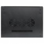Шкаф настенный EKF 19 TERACOM PRO 12U 600х600 мм дверь стеклянная с замком-ручкой черный изображение 4