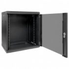 Шкаф настенный EKF 19 TERACOM PRO 12U 600х600 мм дверь стеклянная с замком-ручкой черный изображение 3