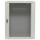 Шкаф настенный EKF 19 TERACOM PRO 12U 600х600 мм дверь стеклянная с замком-ручкой серый изображение 2