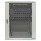 Шкаф настенный EKF 19 TERACOM PRO 15U 600х600 мм дверь стеклянная с замком-ручкой серый изображение 13