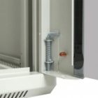 Шкаф настенный EKF 19 TERACOM PRO 15U 600х600 мм дверь стеклянная с замком-ручкой серый изображение 15