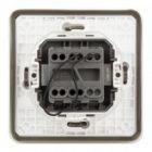 Выключатель скрытой установки ЭРА Эксперт 11-1522-01 10А с подсветкой IP55 белый изображение 2