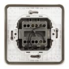 Переключатель скрытой установки ЭРА Эксперт 11-1527-01 10А с подсветкой IP55 белый изображение 3