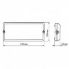 Светильник вандалоустойчивый TDM LED ДБО 01-12-002 12W 4000K 1000Lm IP54 с датчиком САВ белый изображение 5