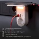 Адаптер USB многофункциональный Rexant (2хUSB-A, USB-С, 2P+E) с подсветкой и подставкой для телефона изображение 4