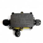Коробка распаячная Stekker LD523 140х78х36 водонепроницаемая 3 выхода 450В черная IP68 изображение 3
