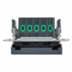Кнопка звонка с индикацией для отелей ИЭК BRITE 10А маренго (ВС10-1-9-БрМ) изображение 7