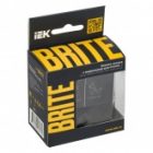 Кнопка звонка с индикацией для отелей ИЭК BRITE 10А черный (ВС10-1-9-БрЧ) изображение 3