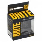 Кнопка звонка с индикацией для отелей ИЭК BRITE 10А графит (ВС10-1-9-БрГ) изображение 2