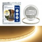 Светодиодная лента Feron LS616 180SMD(2835) 17W/m 12V IP20 5000x10x1,22mm 3000K теплый белый изображение 3