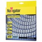 Светодиодная лента Navigator 14 463 NLS-2835CW240-30-IP20-12V 30W 6000K (увеличенной мощности) изображение 2