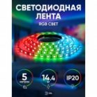 Светодиодная лента ЭРА LS5050-60LED-IP20-RGB-eco-5m 14,4W/m 12V 5056183760083 изображение 4