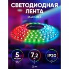 Светодиодная лента ЭРА LS5050-7,2-30-12-RGB-IP20-2year-5m 5056306064890 изображение 7
