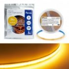 Светодиодная COB лента Feron LS530 320SMD(2110)/м 8Вт/м 24V 5000х8х1.8мм желтый изображение 2