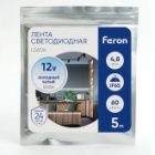 Светодиодная лента Feron LS604 60SMD(3528) 4.8W/м 12V IP65 5000х8х3.8mm белый изображение 8