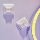 07-2228 Площадка Rexant под винт самоклеящаяся 28 х 28 мм, белая [упаковка 100 шт] изображение 4