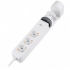 Удлинитель на струбцине JazzWay ETD-03U-150-wh 3х2Р+Е 1,5м 3х1 мм2 16А 3USB(2А+1С) выключатель белый изображение 3