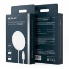 Беспроводное зарядное устройство Rexant Fast charge, Qi 15Вт, серебро изображение 2