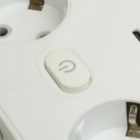Удлинитель Stekker Home plus HM09-66-02 6х2P+E 10A 2500Вт 4USB A+2C 5V 2,4A 3x1мм2 2.5 м белый изображение 3