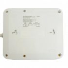 Удлинитель Stekker Home plus HM09-66-02 6х2P+E 10A 2500Вт 4USB A+2C 5V 2,4A 3x1мм2 2.5 м белый изображение 5