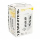 Удлинитель Stekker Comfort HM10-61-01 12х2P+E 16A 3520Вт 3USB A+1C 5V 3,4A 3x1мм2 1.5 м белый/серый изображение 6