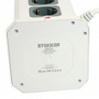 Удлинитель Stekker Comfort HM10-61-01 12х2P+E 16A 3520Вт 3USB A+1C 5V 3,4A 3x1мм2 1.5 м белый/серый изображение 2