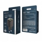 Сетевое зарядное устройство Rexant с двумя портами USB-A и Type-C, 20Вт GaN компактный изображение 4