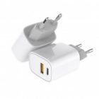 Сетевое зарядное устройство Rexant с двумя портами USB-A + USB-C, 20Вт изображение 3