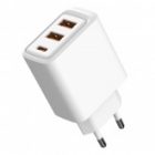 Сетевое зарядное устройство Rexant с двумя портами USB-A и одним портом USB-C, 10Вт изображение 3
