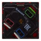 Розетка Daccord Metra45 2К+З 45° без шторок автозажим 2М, красная изображение 2