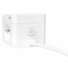 Удлинитель EKF Куб, 2х2Р+Е шторки, 3USB 3А быстрая зарядка подставка ночник, кабель 1,3м 1мм2 PROxim изображение 6