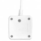Удлинитель EKF Куб, 2х2Р+Е шторки, 3USB 3А быстрая зарядка подставка ночник, кабель 1,3м 1мм2 PROxim изображение 9