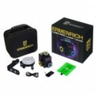 Лазерный уровень Ermenrich PRO LV50, 12 линий, цвет лазера зеленый, диапазон до 30 м, фиолетовый изображение 2