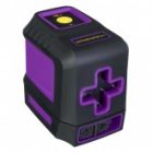 Лазерный уровень Ermenrich BASE LT10, 2 линии, цвет лазера красный, диапазон до 15 м, фиолетовый изображение 3