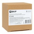 Лючок напольный EKF C-Line 2 под один механизм 45х45 (2 модуля) с коробкой для фальшпола изображение 4