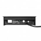Встраиваемый настольный розеточный блок EKF выдвижной на 8 модулей C-Line черный изображение 4
