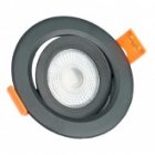 Светодиодный светильник Feron AL540 5W 4000K 400Lm черный, круглый встраиваемый d65/D75x16mm изображение 5