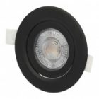 Светодиодный светильник ЭРА KL LED 25A-5 3K BK 5W 3000K круглый поворотный черный 5063079907903 изображение 6
