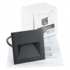 Светильник встраиваемый светодиодный LN013-1 3W 4000K 110-265V IP65 черный для подсветки ступеней изображение 9