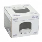 Светильник потолочный Feron HL459 под лампу GX53 230V max 12W черный + хром D82x60mm изображение 12