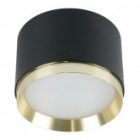 Светильник потолочный Feron HL459 под лампу GX53 230V max 12W черный + золото D82x60mm изображение 4