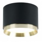 Светильник потолочный Feron HL459 под лампу GX53 230V max 12W черный + золото D82x60mm изображение 2