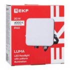 Прожектор светодиодный EKF LUMA СДО-4002 20W 4000K 1800Lm IP65 с равномерной засветкой изображение 11