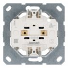 Розетка двойная с заземлением со шторками Jasmart G 16А, белый глянцевый изображение 2