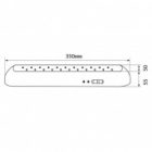 Светодиодный аварийный светильник Feron EL14 22LED AC/DC время работа 3/5 часов черный изображение 4
