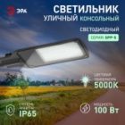 Консольный светодиодный светильник ЭРА SPP-504-0-50K-100 100W 5000K 10000Lm IP65 КСС Д DOB SMD 48мм изображение 9