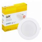 Светильник светодиодный ИЭК LED ДВО 1613 12Вт 4200K 860Lm IP20 круг белый d110/D145x35mm изображение 5